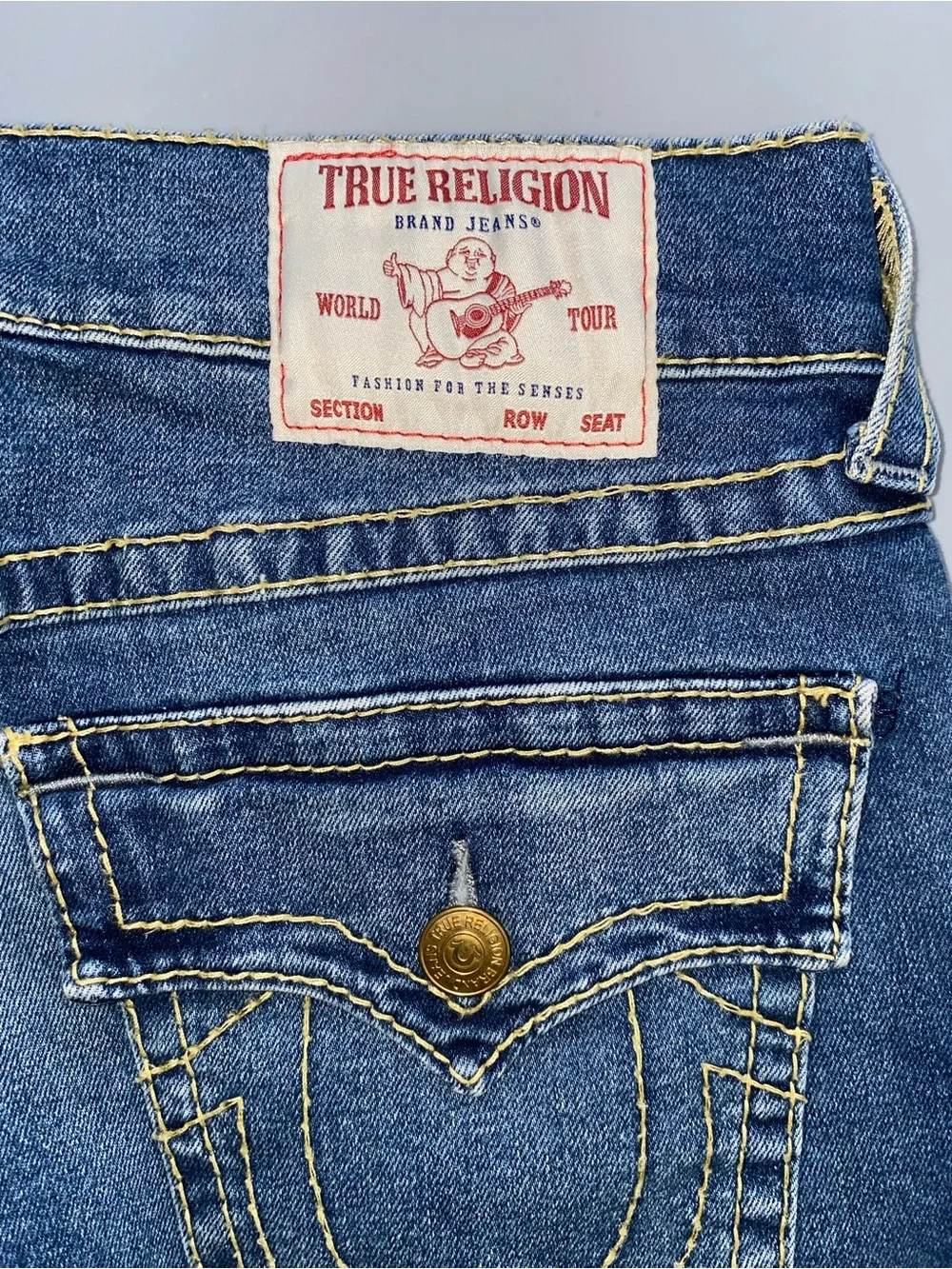True Religion Rocco Relaxed Skinny Denim Shorts
